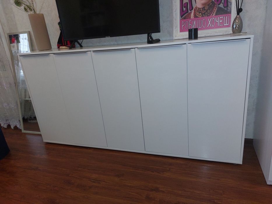 Комод білий глянець