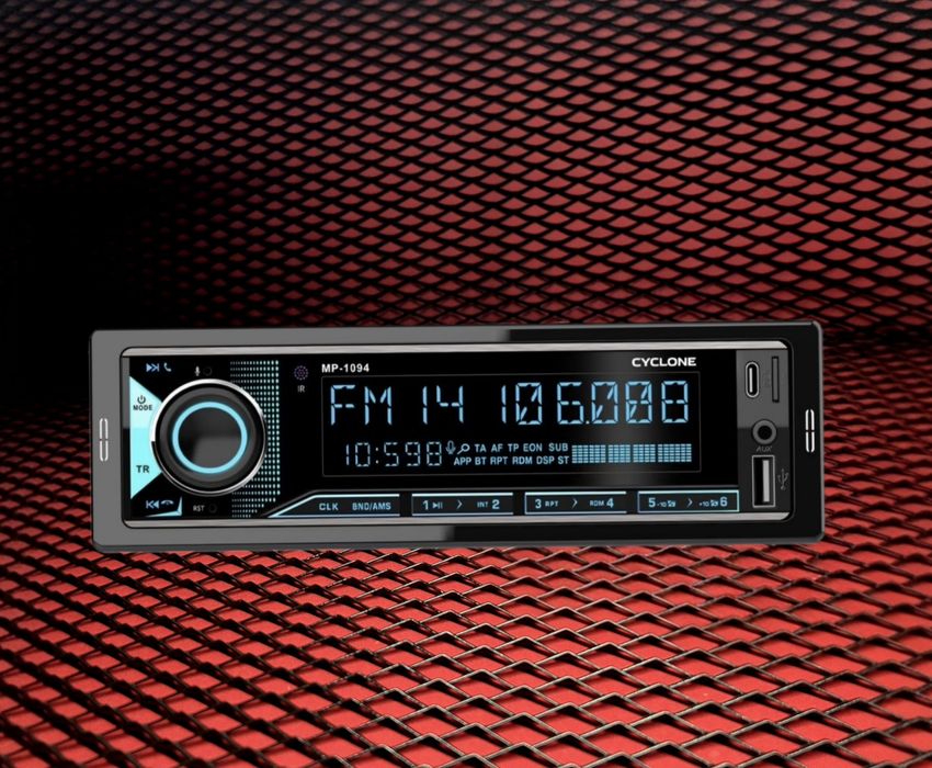 Автомагнітола 1Din Cyclone MP-1094 BT