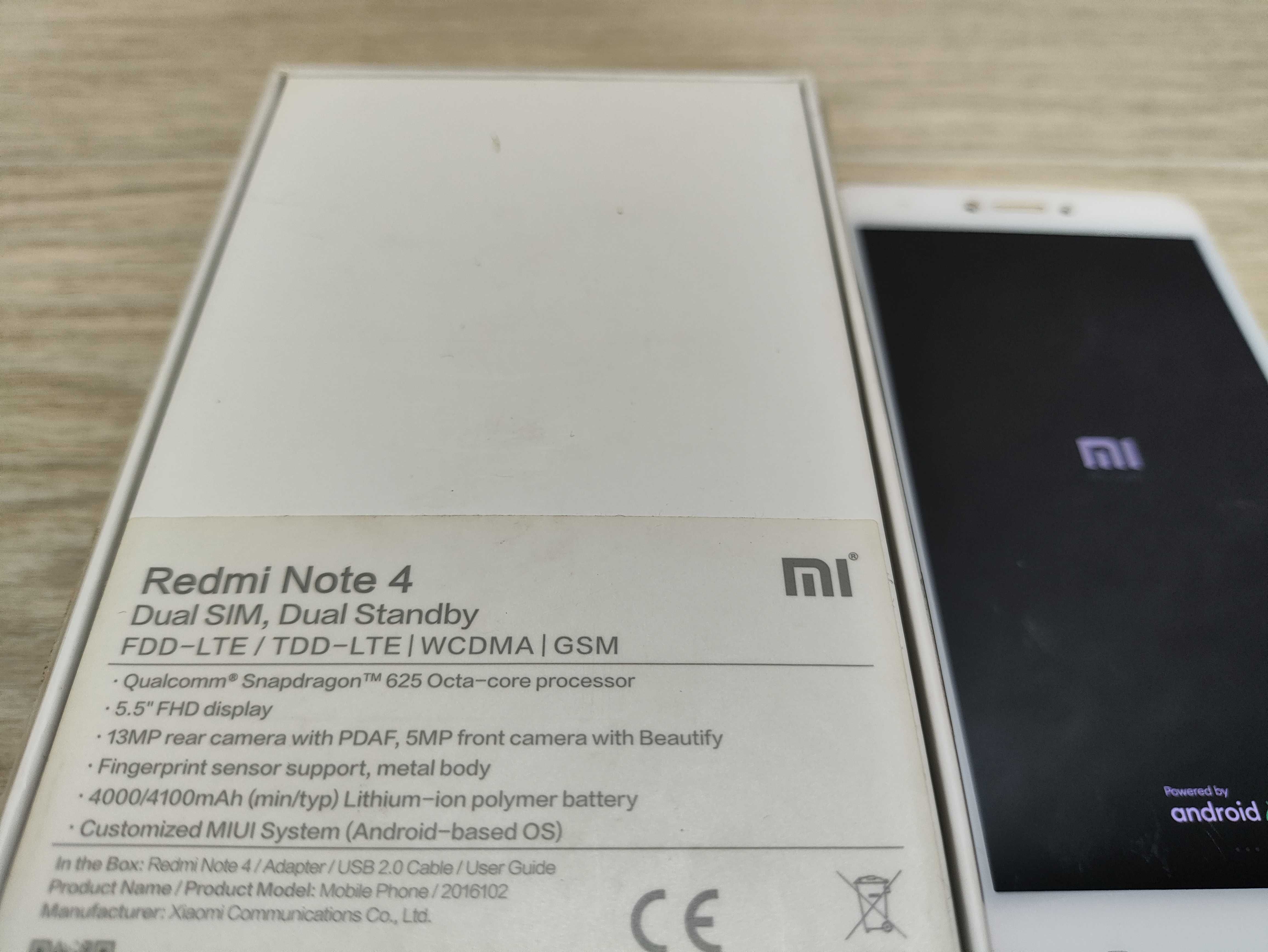 Redmi Note 4 3Gb Rom 32 Gb Ram