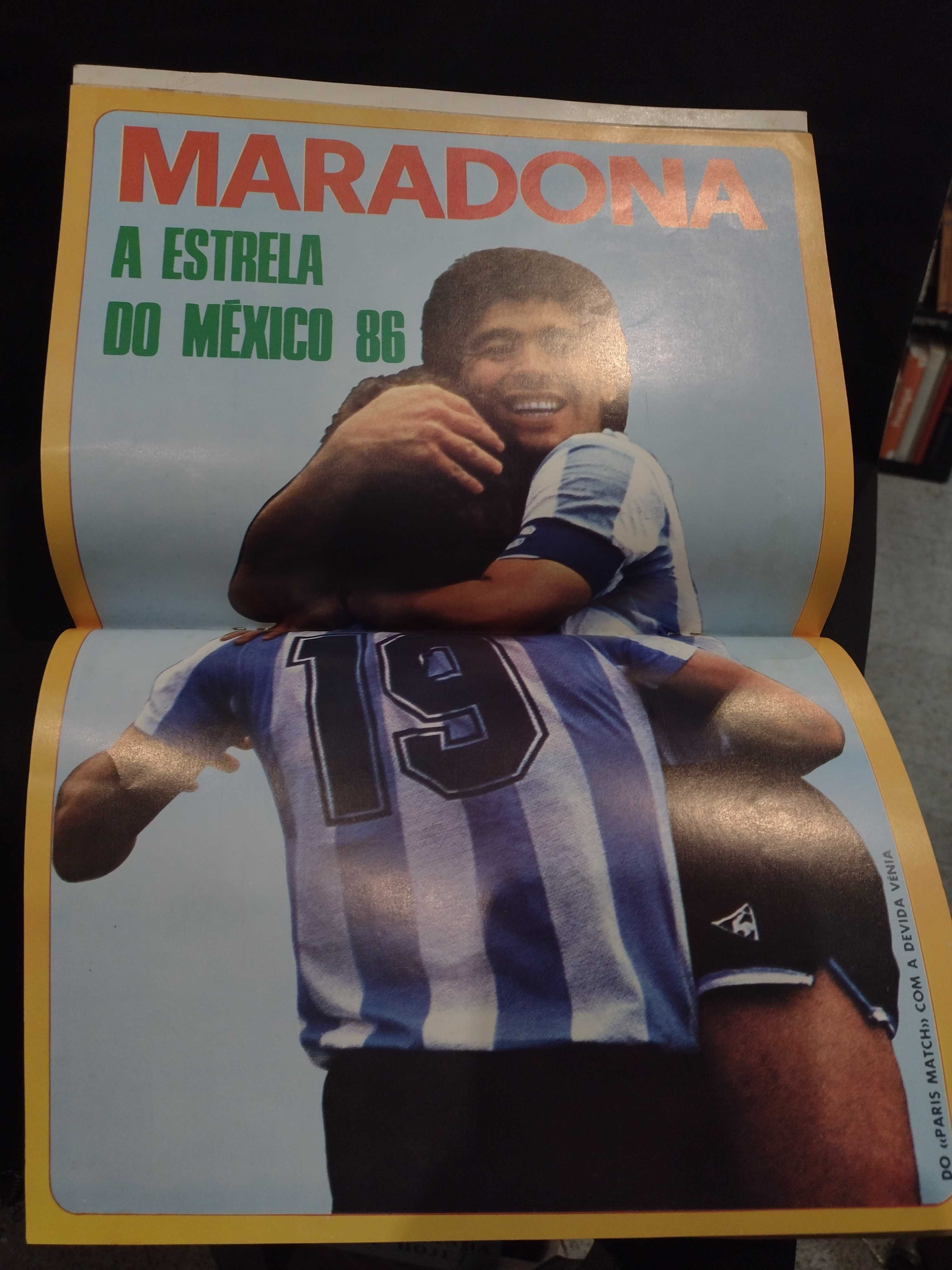 Revista Tempo México 86 Pique c/ Poster Maradona