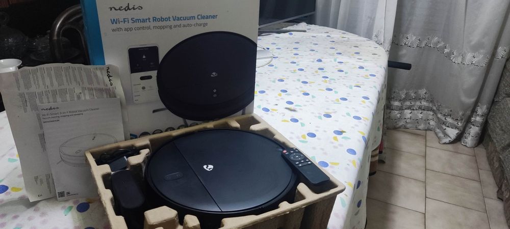 Aspirador robot Nedis combo Wi-Fi(Garantia)