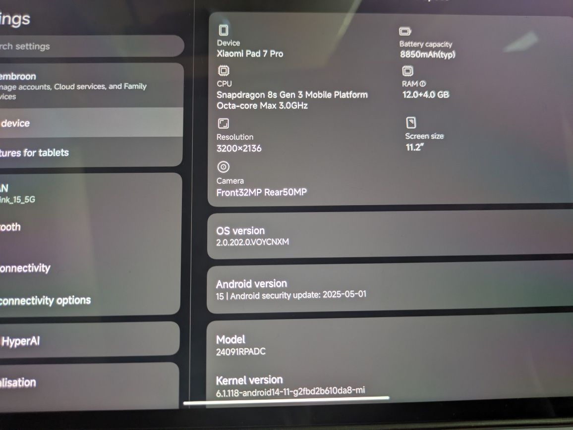 Xiaomi Pad 7 Pro 12/256