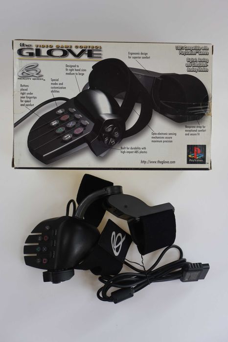 Rękawica Glove Reality Quest PSX PS1 SLEH-00012 Japan Sony sprawna BOX