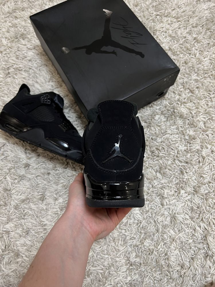 Кросівки Nike Air Jordan 4 Retro Black Cat (2020) CU1110-010