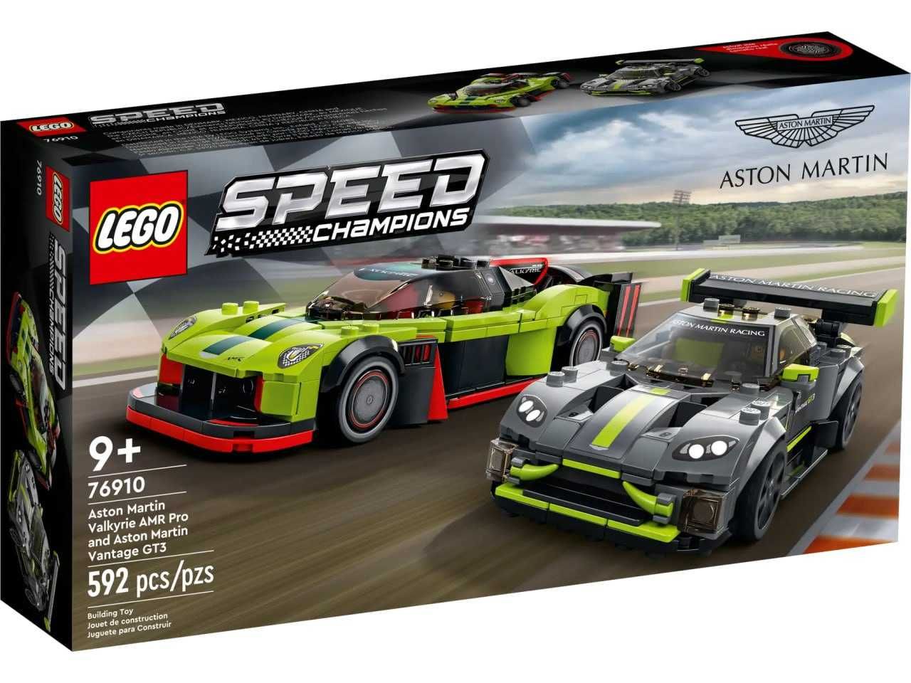 LEGO: Aston Martin Valkyrie AMR Pro & Aston Martin Vantage GT3 (76910)