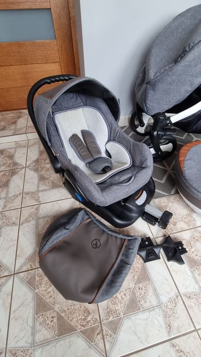 Wózek gondola, spacerówka, fotelik z bazą 3w1 4w1 Coletto Savona Decor