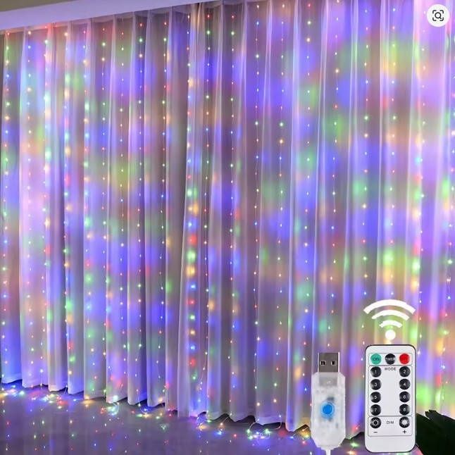 Гірлянди LED роса з пультом 3*2м 10-20м