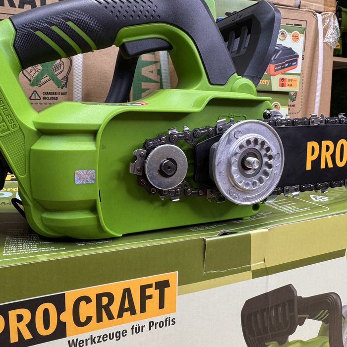 Акумуляторна ланцюгова пила Procraft PKA42Li (20В, 4А·г, 1 АКБ ЗП