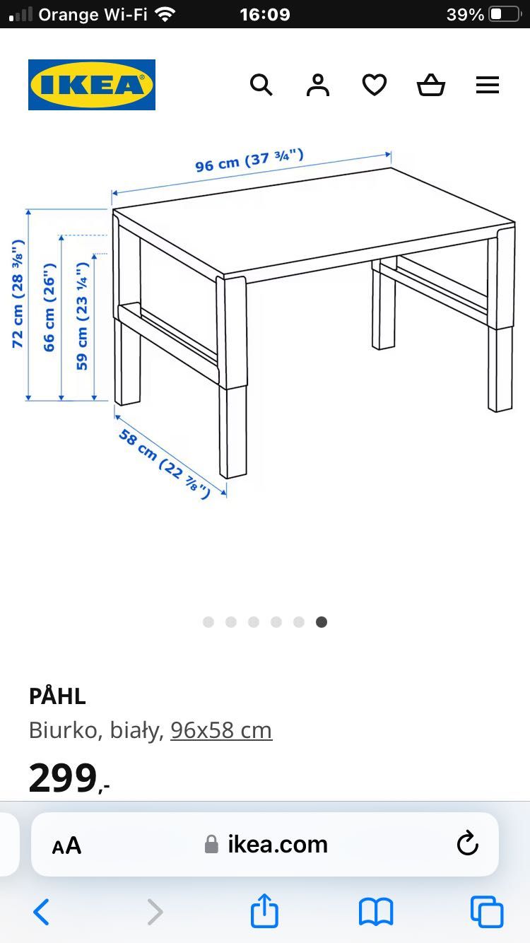 Biurko dziecięce IKEA