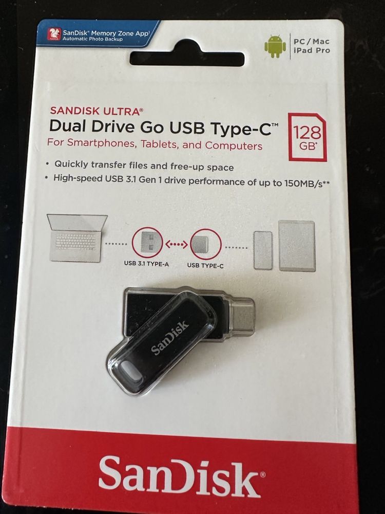 SANDISK ultra dual drive go USB Type-C