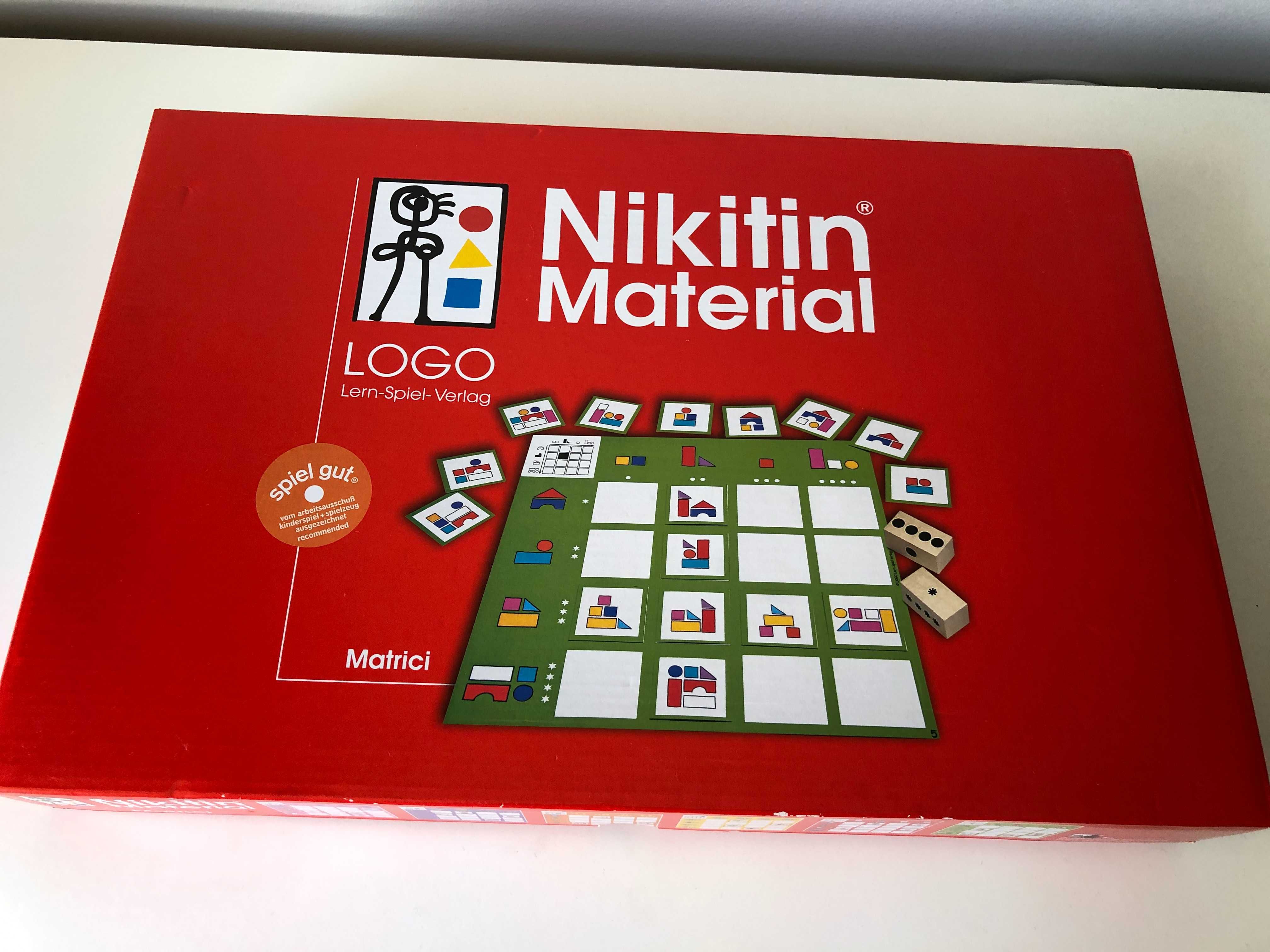 Jogo Nikitin - Matrici .Raciocínio Lógico. Cubos Montessori