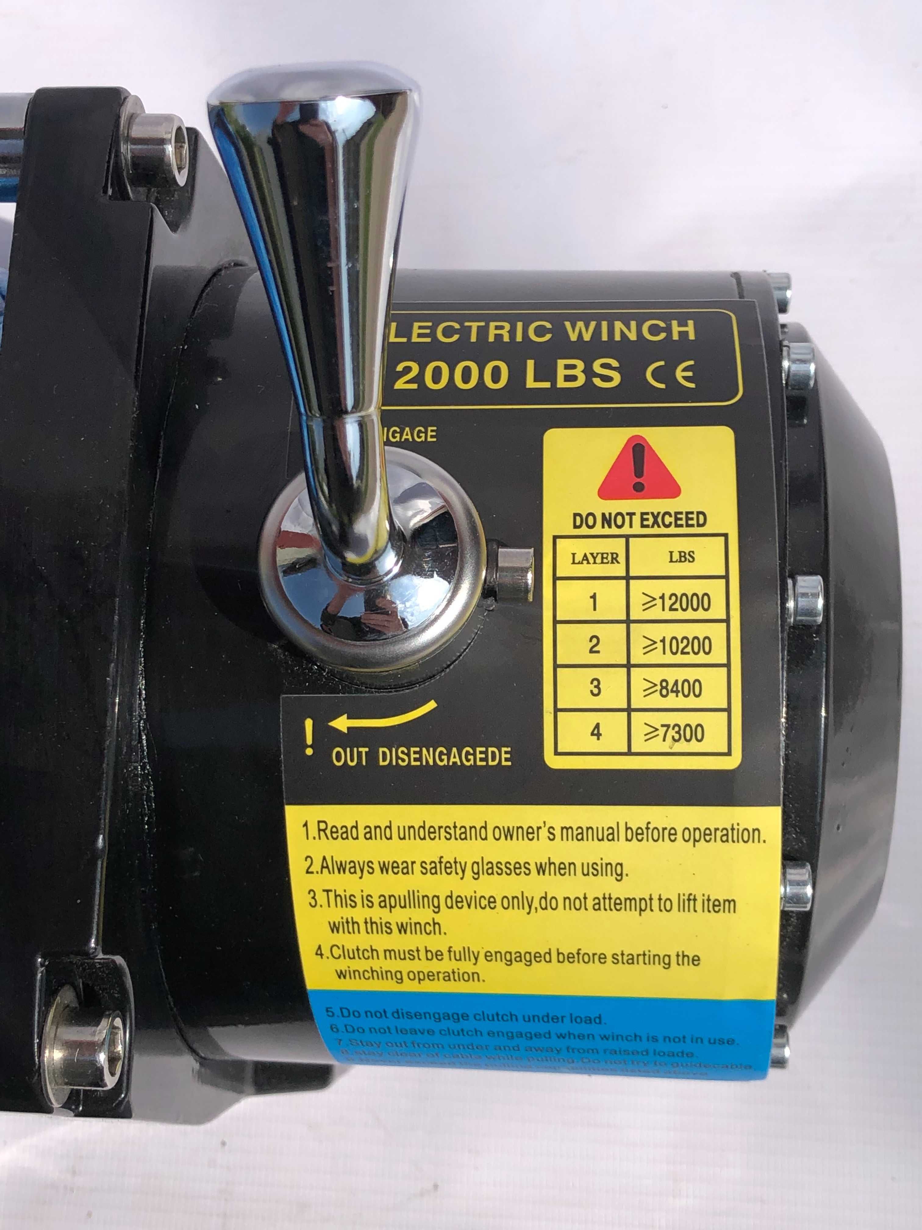 Лебідка лебедка електрична Energy winch  12000 LBS 5,5т (5450кг)