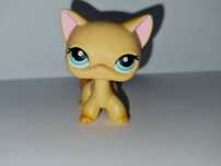 Oryginalny żółty kot kotek Littlest Pet Shop shorthair #339 Brooke LPS