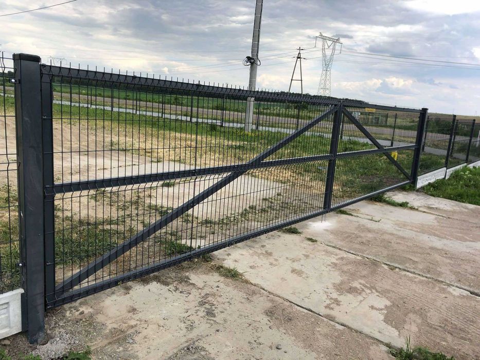 Płot panelowy ogrodzenie siatkowe brama furtka podmurówka montaż TANIO