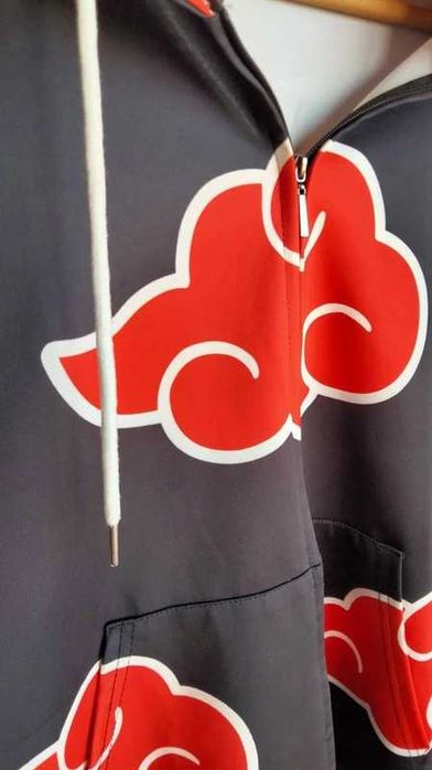 Casaco Akatsuki (Naruto) Preto – Tamanho L