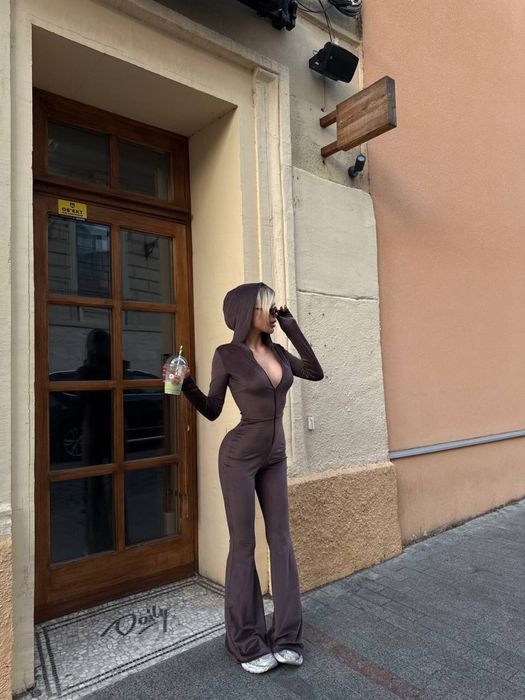 комбінезон жіночий велюр