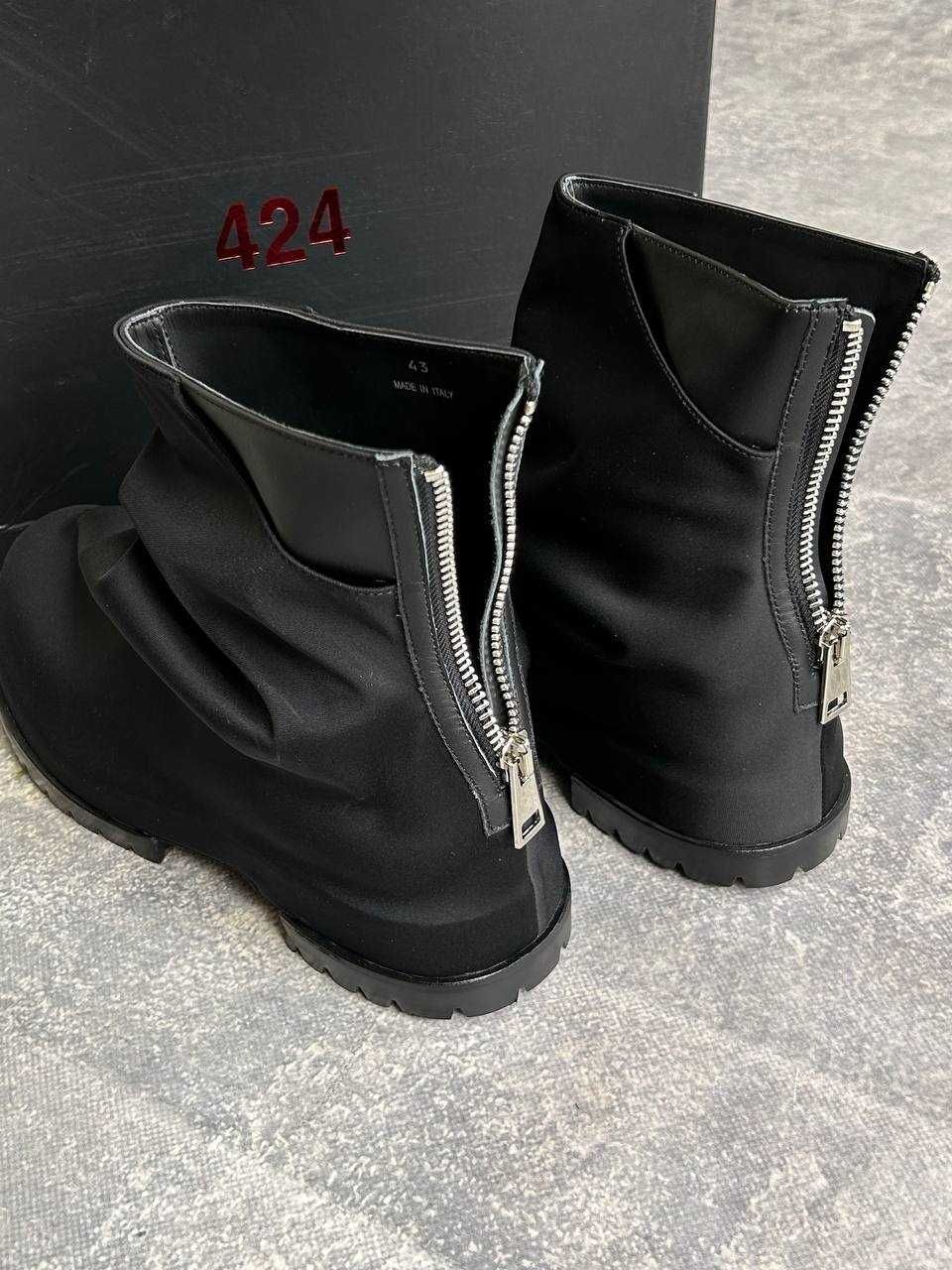Черевики 424 Marathon Boots Black чорні черные сапожки opium 43 40 42