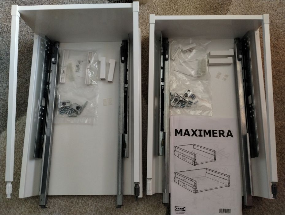 IKEA Maximera 2 szuflady 40x60: średnia i wysoka
