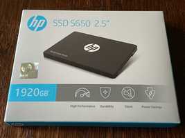 SSD HP S650 1920GB 2.5" SATAIII 3D TLC NAND Read 560/Write 500