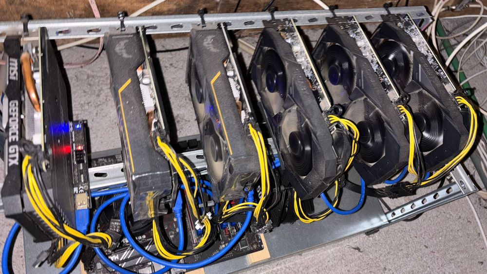 Mining rig 6x GTX 1660 TI