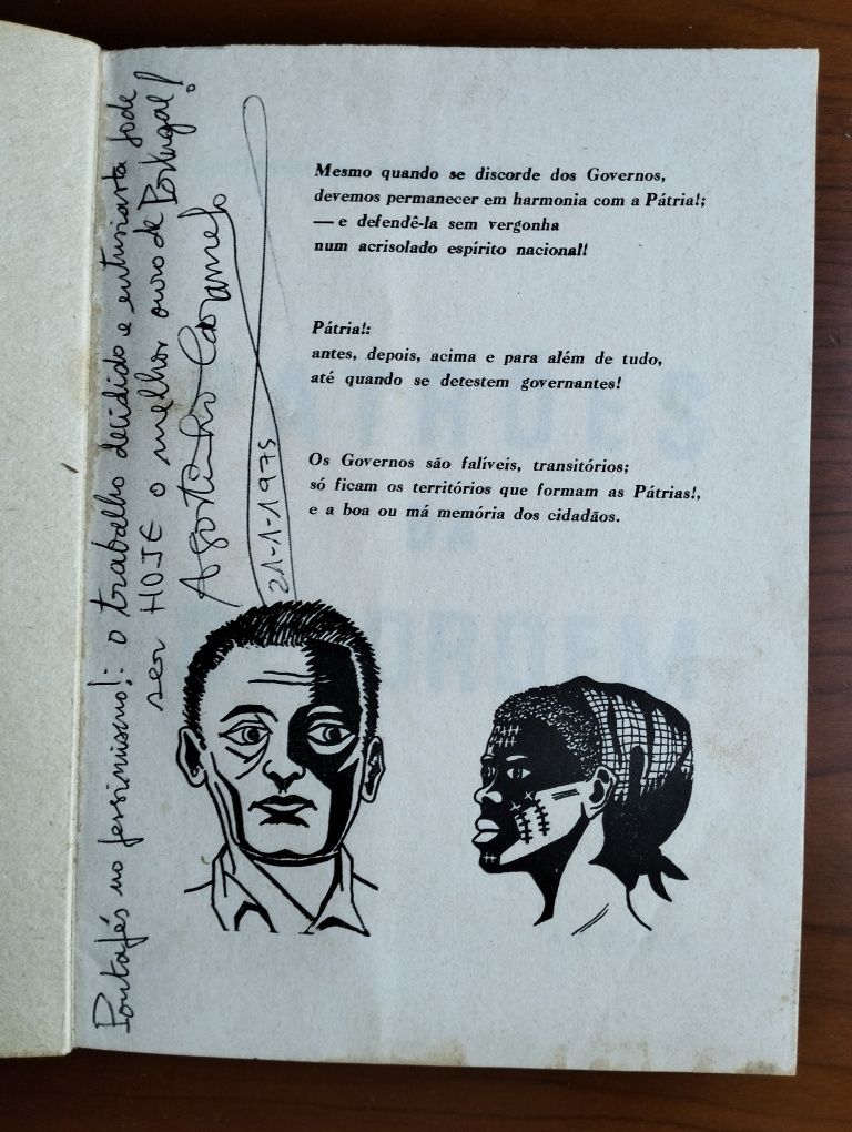 Patrões da Desordem - Agostinho Caramelo autografado