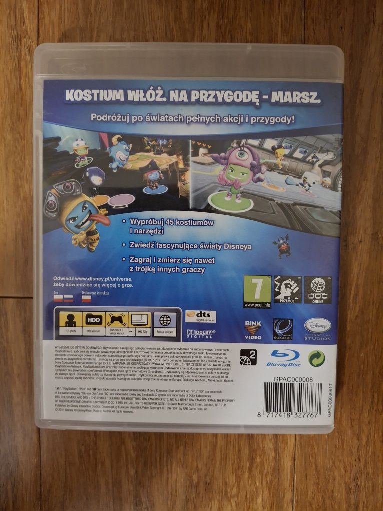 Disney Universe PL PS3 po polsku dubbing