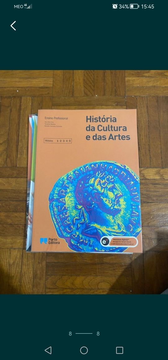 Livros escolares 10º ano  Preço unidade.