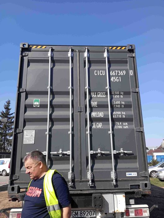 Kontener morski magazynowy 40'HCOW podwyższany NOWY