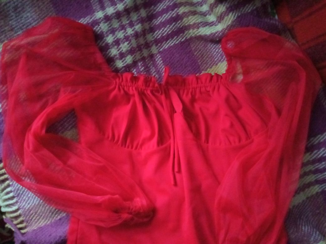 Шикарна червона сукня/ святкове плаття