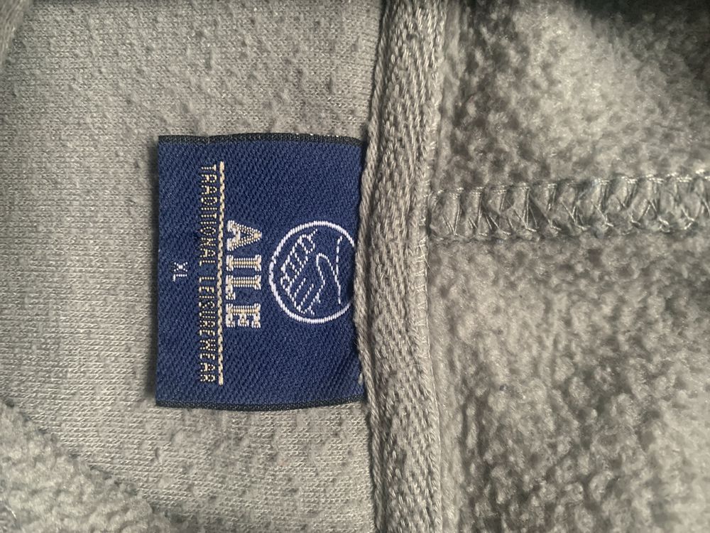 Oliwkowa bluza z kapturem hoodie XL