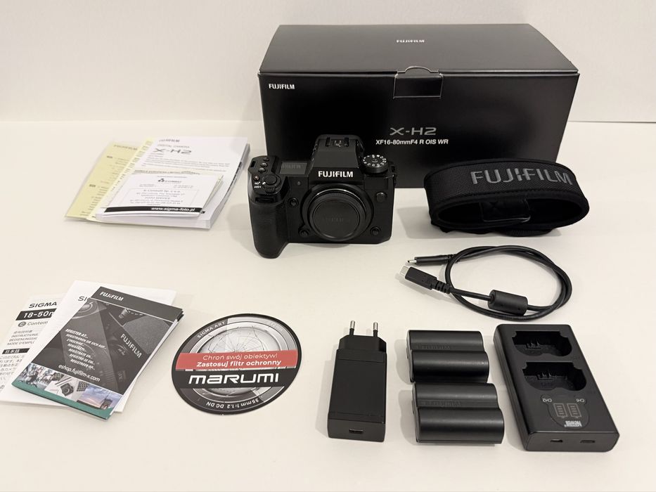 Aparat FUJIFILM X-H2 Body 40Mpix X-Trans BSI Sensor, 8K 30p