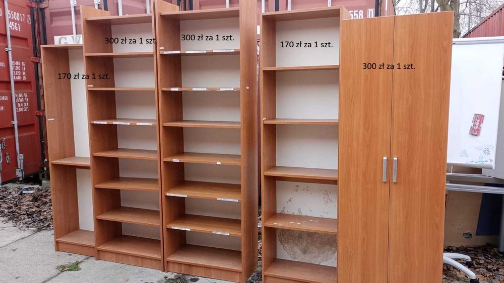 Regał otwarty 72x225 ragały otwarte do biur domu hostelu