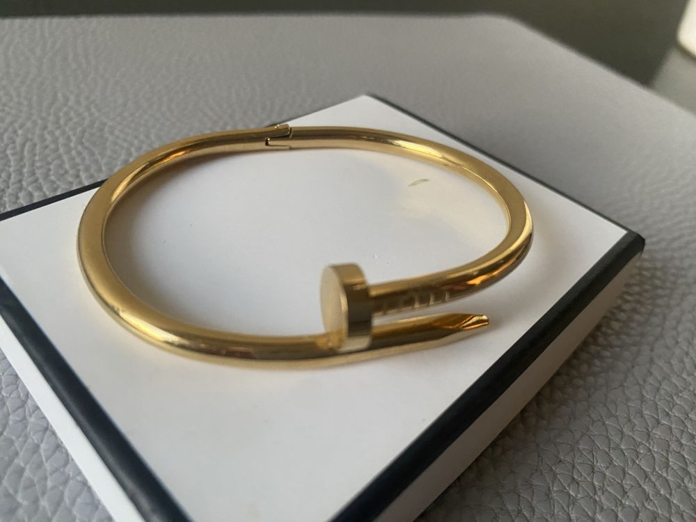 Cartier bransoletka gwóźdź gold