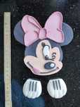 Myszka Minnie z masy cukrowe na tort