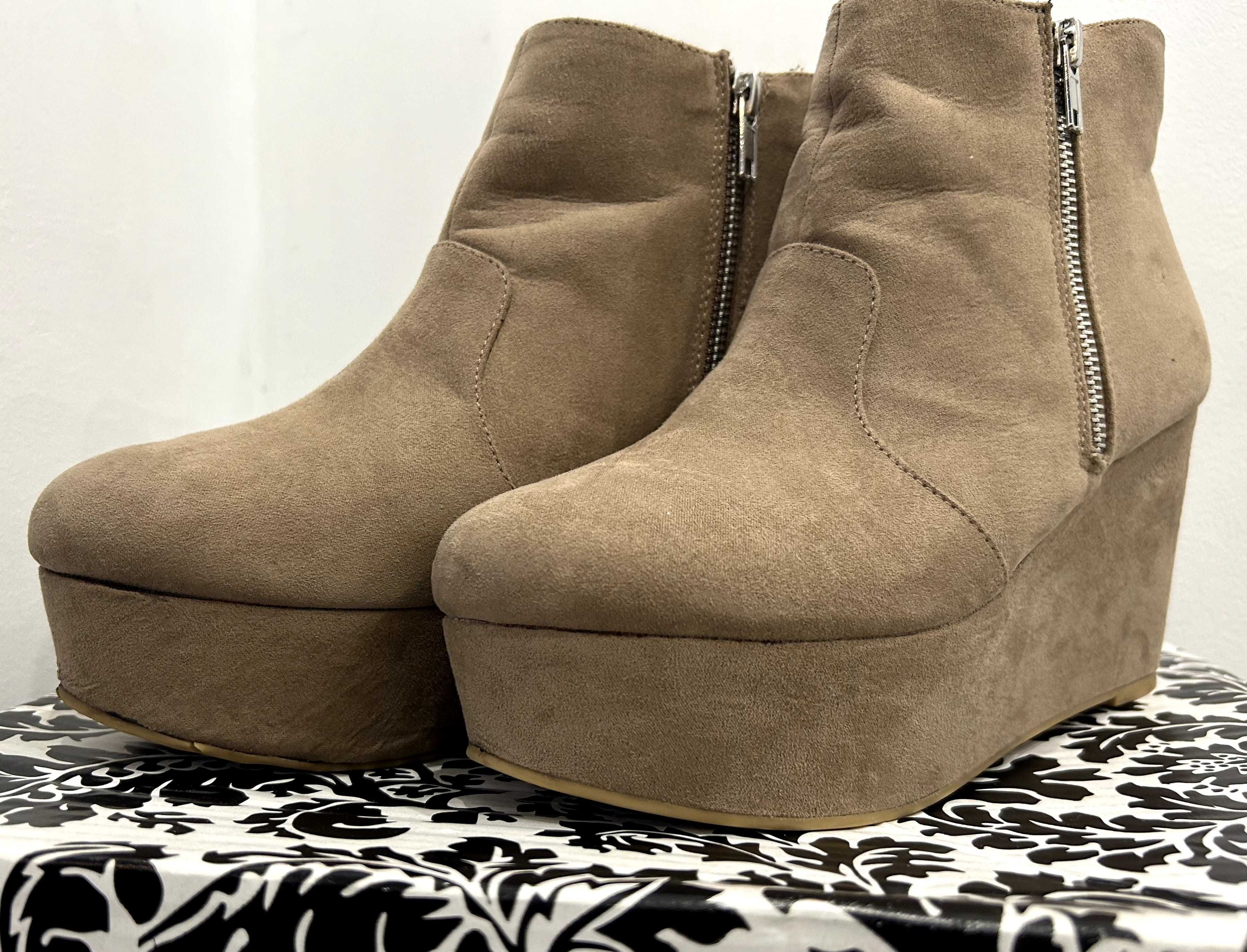 River Island botki zamszowe 6UK/39