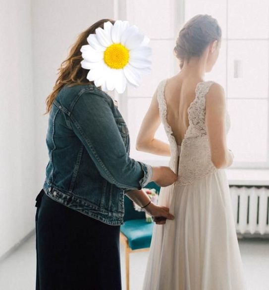 piękna suknia ślubna boho, rustykalna, muślin, rusałka, zwiewna, ślub