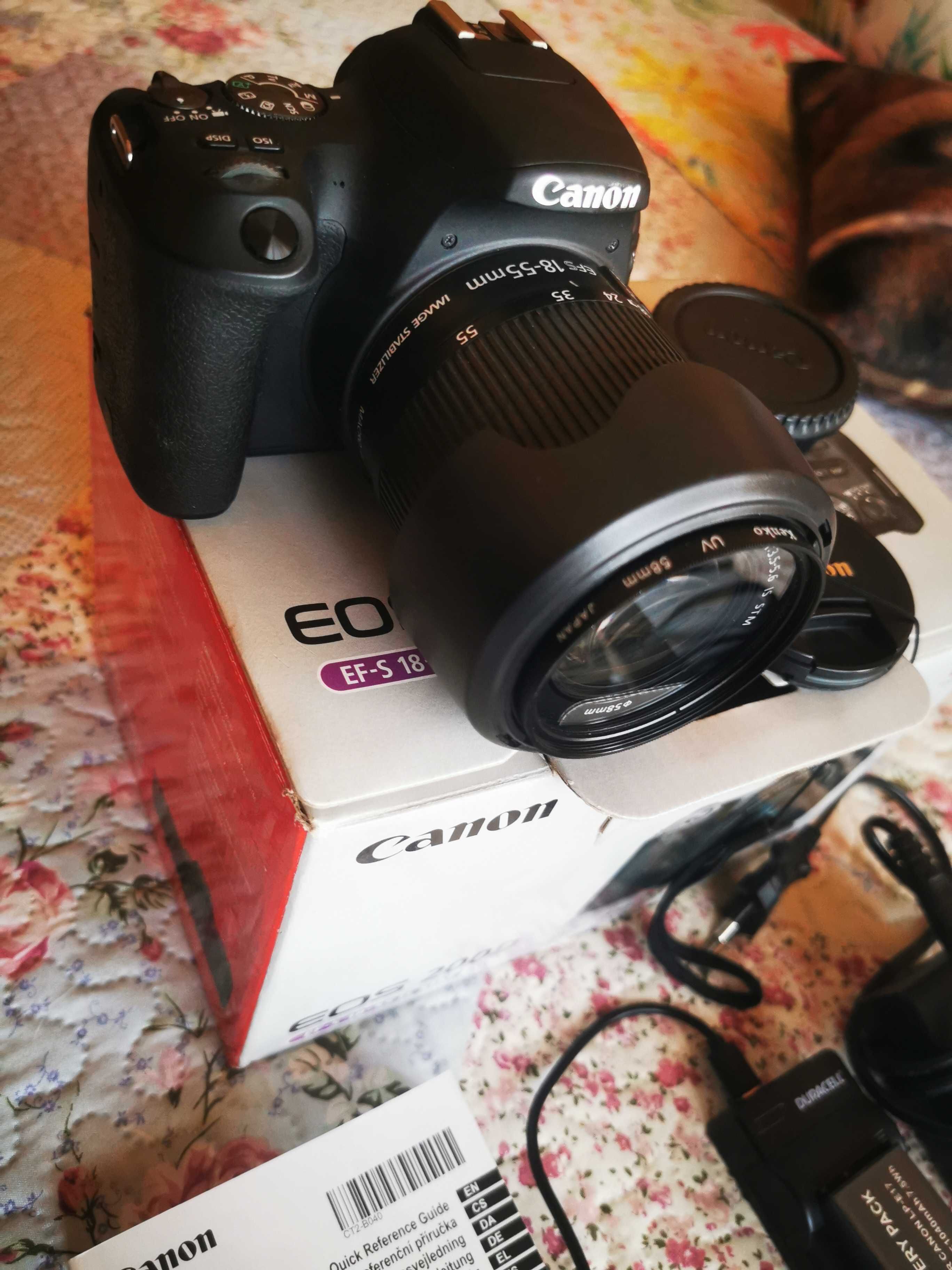 Canon 200D + Lente 18-55