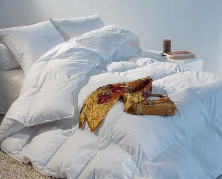 Kołdra z pierza puchowa zimowa gruba 155x220 na zimę ciepła kołdry