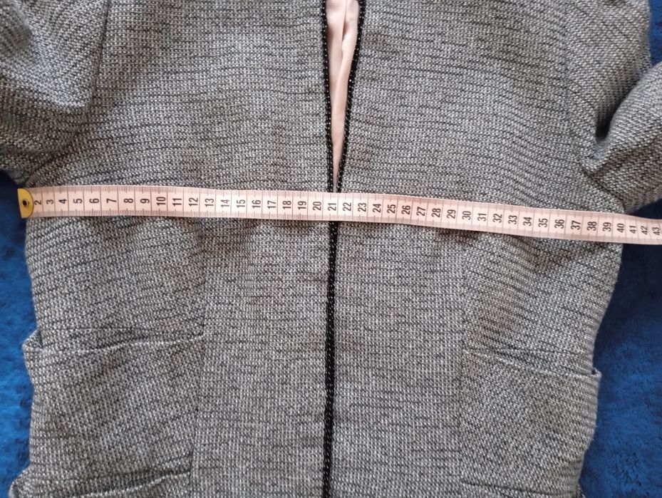 Marynarka, żakiet Zara ze srebrną nitką