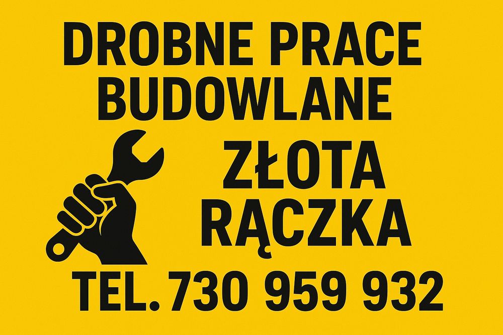 Usługi budowlane złota rączka prace hydrauliczne elektryczne