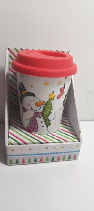 Nowy kubek termiczny świąteczny prezent boże narodzenie święta hit