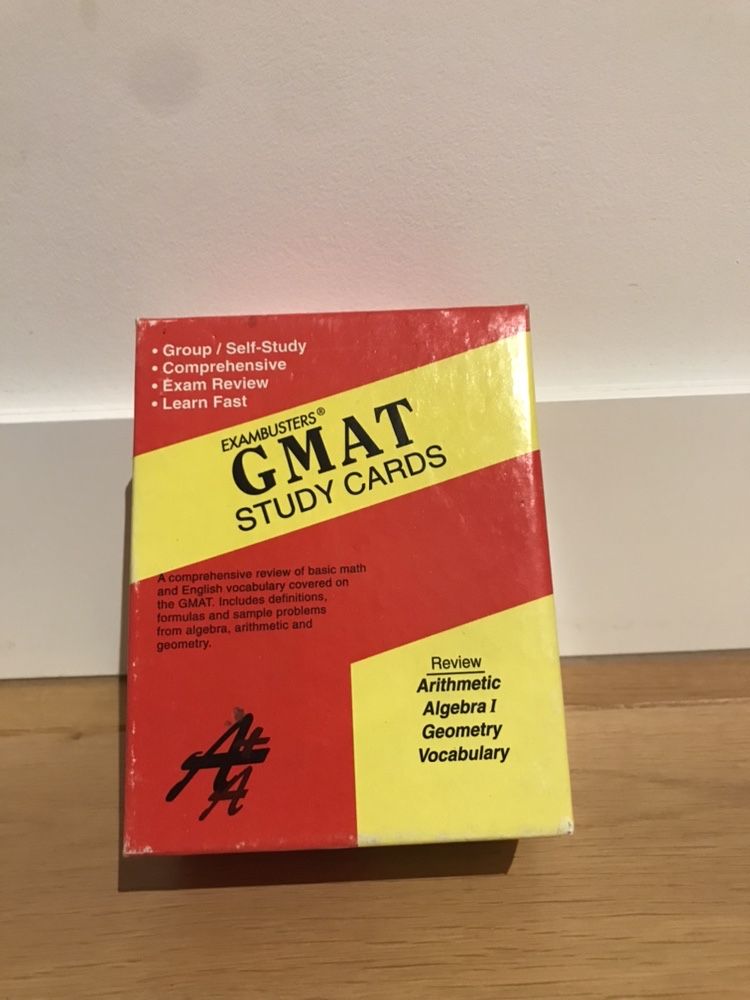 GMAT Study cards, Exambuster