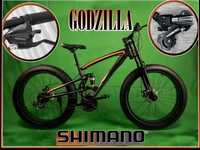 Фетбайк Fatbike GODZILLA 26"/17" велосипед Shimano