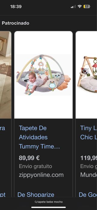 Tapete para bebe