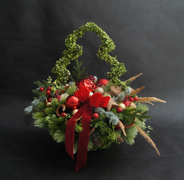 Kompozycje dekoracje stroiki Bożinarodzeniowe