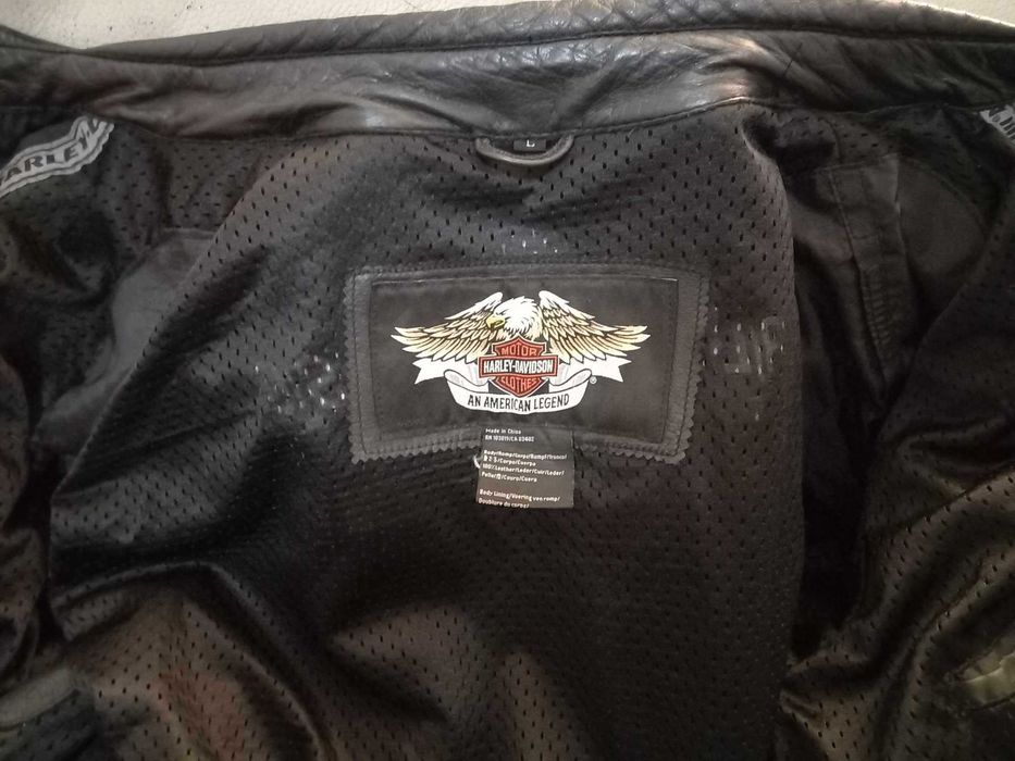 casaco em pele harley davison