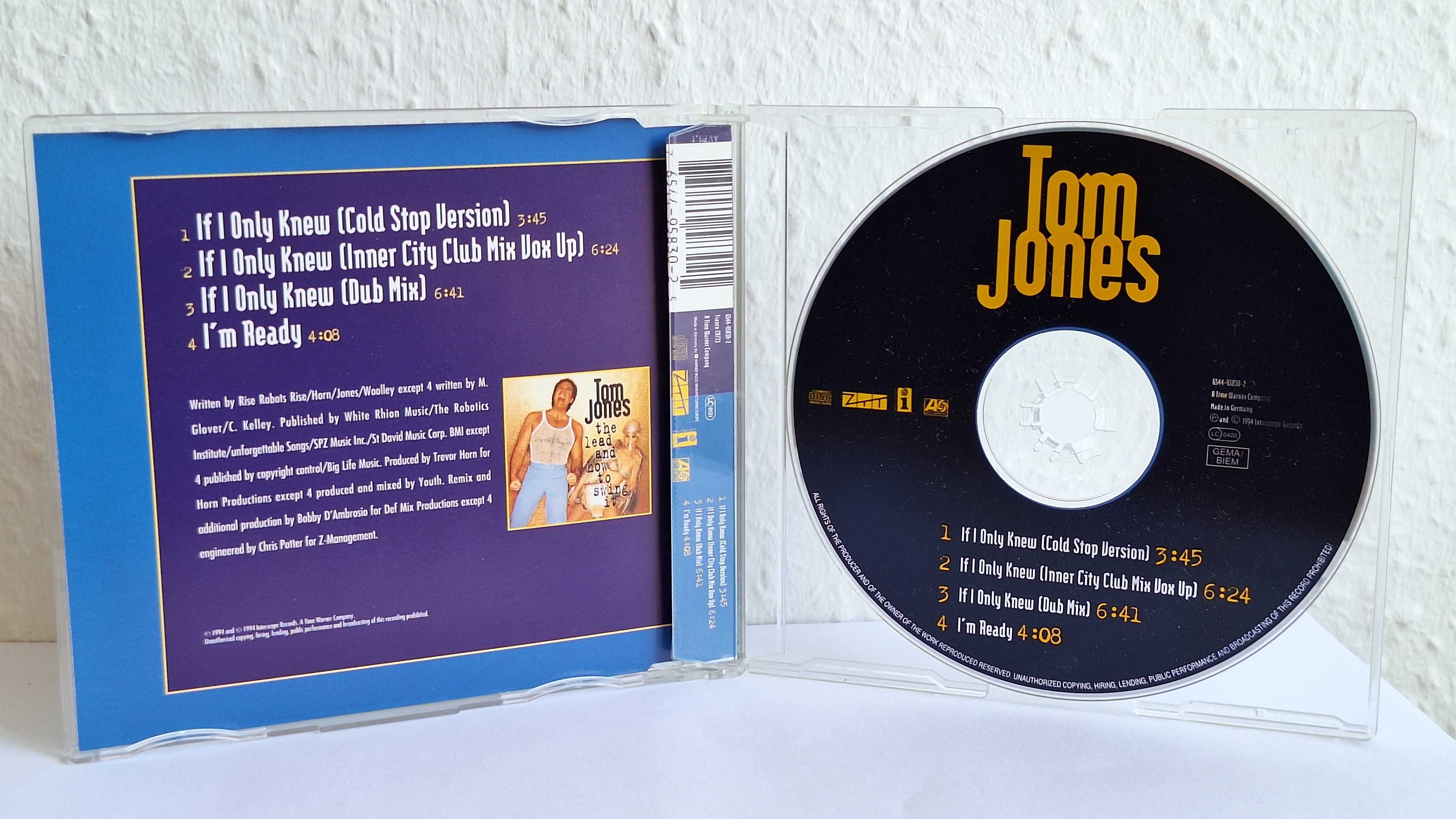 Tom Jones - If I Only Knew - cd singiel