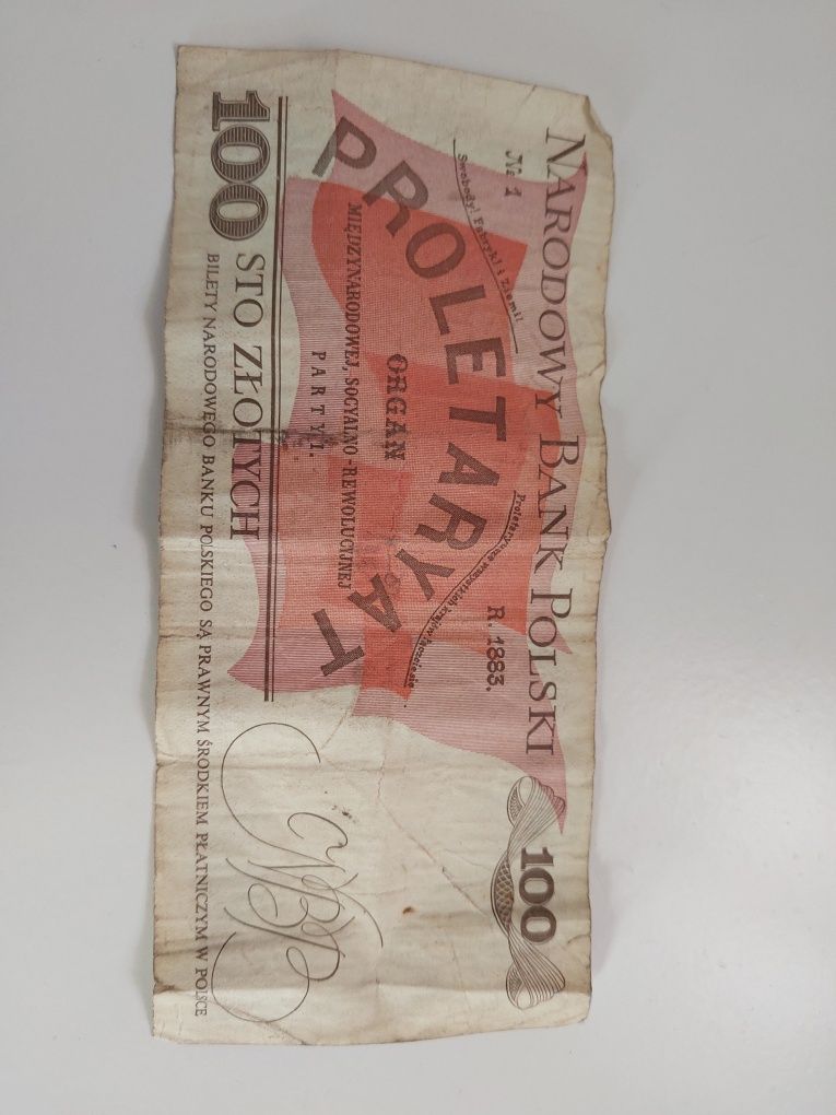 Sprzedam banknot 100 zł stary z 1883 roku