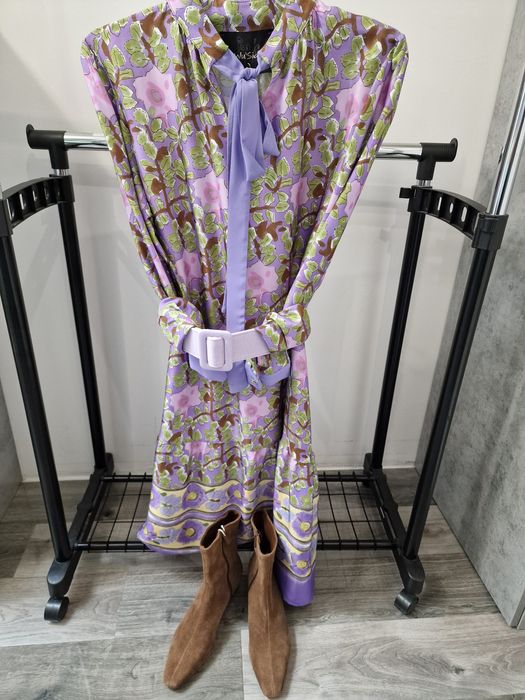 Sukienka Wu side Uni +pasek xs s m l xl 2xl