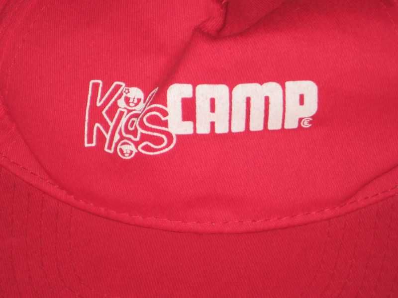 czapka z daszkiem Kids Camp Atlantis bawełna czerwona czapeczka